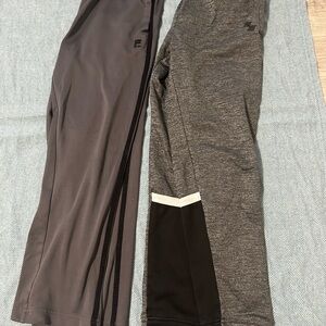 Gray and Black Athletic Pants